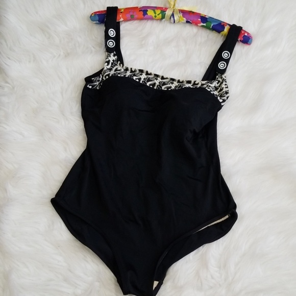 It Figures! Other - It Figures! One piece black bathing suit.  Size 12